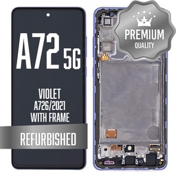 [LCD-A726-WF-VI] LCD Assembly for Galaxy A72 5G (A726/2021) with Frame - Violet (Refurbished)