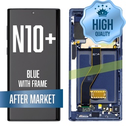 [LCD-N10P-WF-HQ-BL] OLED Assembly for Samsung Galaxy Note 10 Plus with Frame - Blue (Aftermarket/OLED)
