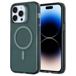 [CS-I15-MTSC-BK] Transparent Color Case with Magsafe for iPhone 15 - Black