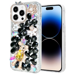 [CS-I15-DSC-B9] Diamond Stone Case for iPhone 15 - B9