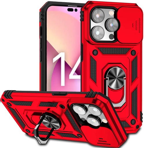 [CS-I15-TTC-RD] Titan Case for iPhone 15 - Red