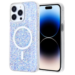 [CS-I15-MGL-SI] Magsafe Glitter Case for iPhone 15 - Silver