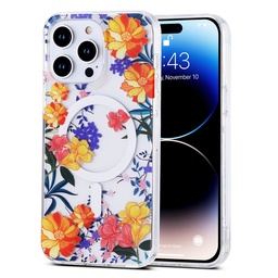 [CS-I15P-MFC-F2] Flower Case with Magsafe for iPhone 15 Pro - F2