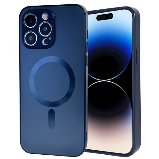 [CS-I15P-MHP-DBL] Magsafe Hard Protector Case for iPhone 15 Pro - Dark Blue