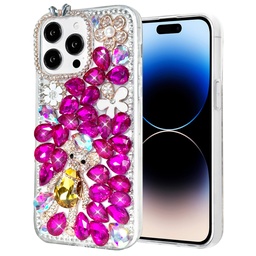 [CS-I15M-DSC-B3] Diamond Stone Case for iPhone 15 Plus - B3