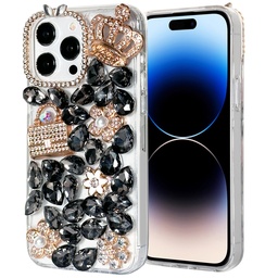 [CS-I15M-DCC-M8] Diamond Crown Case for iPhone 15 Plus - M8