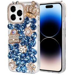 [CS-I15M-DCC-M9] Diamond Crown Case for iPhone 15 Plus - M9