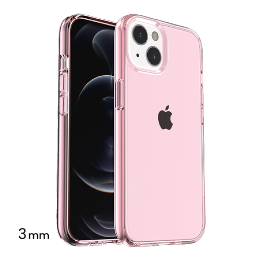 [CS-I15PM-TSC-PN] Transparent Color Case for iPhone 15 Pro Max - Pink