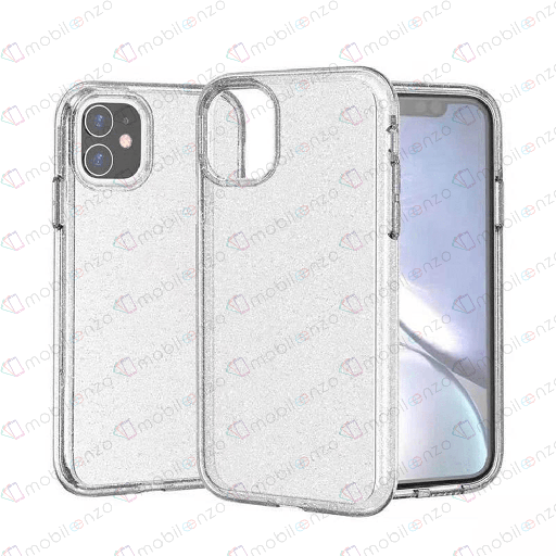 [CS-I15PM-TSP-CLR] Transparent Sparkle Case for iPhone 15 Pro Max - Clear