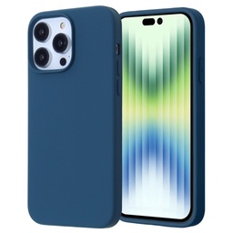 [CS-I15PM-PMS-DBL] Premium Silicone Case for iPhone 15 Pro Max - Dark Blue