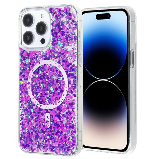 [CS-I15PM-MSP-G8] Magsafe Sparkle Case for iPhone 15 Pro Max - G8