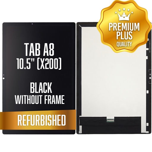 [LCD-TA8-BK] LCD Assembly for Samsung Galaxy Tab A8 10.5" (X200) Without Frame - Black (Refurbished)