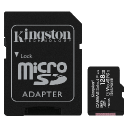 [SDCS2/128GB] Kingston - Microsdxc Canvas Select Plus 128gb Memory Card And Adapter - Black