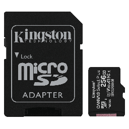 [SDCS2/256GB] Kingston - Microsdxc Canvas Select Plus 256gb Memory Card And Adapter - Black