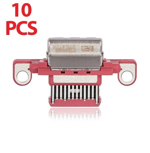 [SP-IP10-CPO-SR-10P-PN] Charging Port Only For iPad 10 (2022) (Soldering Required) (Pink) (10 Pack) (Premium)