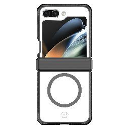 [SGB5-SUMHI-SMOK] Itskins - Supremer Hinge Magsafe Case For Samsung Galaxy Z Flip5 - Smoke