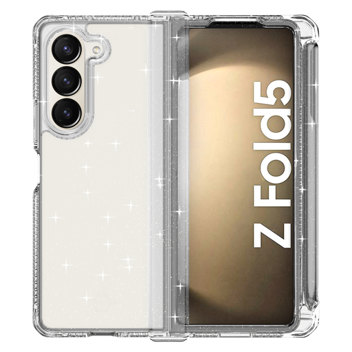 [SGQ5-SUSKP-TRPE] Itskins - Supremer Hinge Spark Case With Pen Holder For Samsung Galaxy Z Fold5 - Transparent