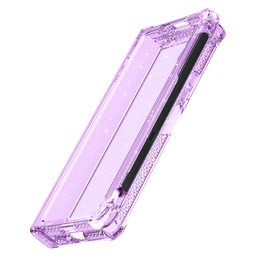 [SGQ5-SUSKP-LPPE] Itskins - Supremer Hinge Spark Case With Pen Holder For Samsung Galaxy Z Fold5 - Transparent Purple