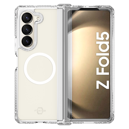 [SGQ5-HIMCL-TRSP] Itskins - Hybridr Clear Hinge Magsafe Case For Samsung Galaxy Z Fold5 - Transparent
