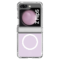 [SGB5-HIMCL-TRSP] Itskins - Hybridr Clear Hinge Magsafe Case For Samsung Galaxy Z Flip5 - Transparent