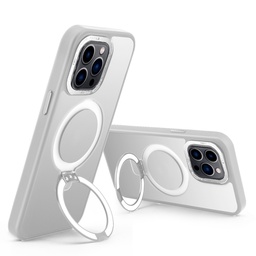 [CS-I15-MSC-WH] Magsafe Matte Stand Case for iPhone 15 - White