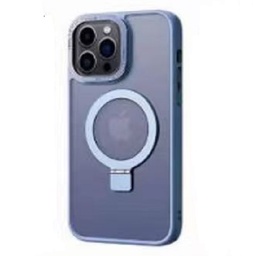 [CS-I15M-MSC-BL] Magsafe Matte Stand Case for iPhone 15 Plus - Blue