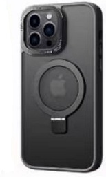 [CS-I15PM-MSC-BK] Magsafe Matte Stand Case for iPhone 15 Pro Max - Black