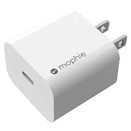 [409911348] Mophie - 20w Pd Usb C Wall Charger - White