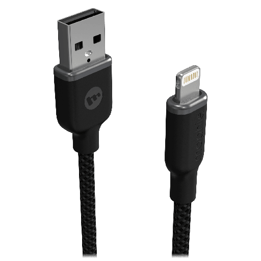 [409911480] Mophie - Usb A To Apple Lightning 3ft - Black