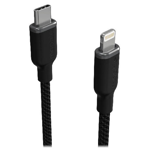 [409911485] Mophie - Usb C To Apple Lightning Cable 6ft - Black