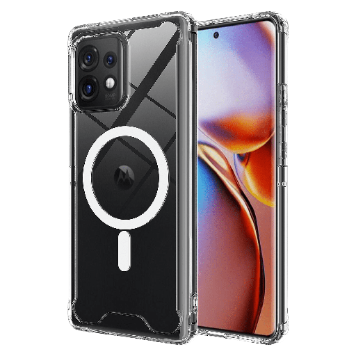 [AA-EDGEPLUS23-TPUACRYLIC-CLR] Ampd - Tpu  /  Acrylic Crystal Clear Case For Motorola Moto Edge Plus 2023 - Clear