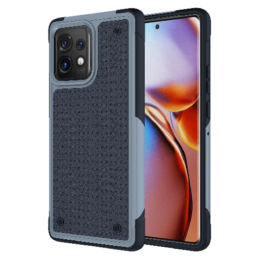 [AA-EDGEPLUS23-RUGGED-GRY] Ampd - Dual Layer Rugged Case For Motorola Moto Edge Plus 2023 - Grey