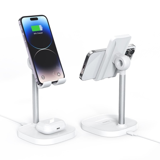 [ACE-EK-6002-WH] Esoulk 15W Wireless Charging Stand (2 in 1)
