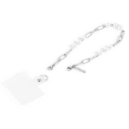 [CM052356] Case-mate - Link Chain Phone Wristlet - Silver Pearl