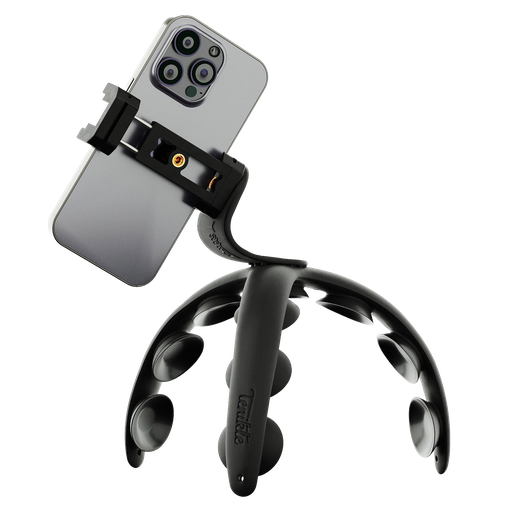 [TPRO-01-BLK] Tenikle - Pro Bendable Suction Cup Tripod Mount - Black