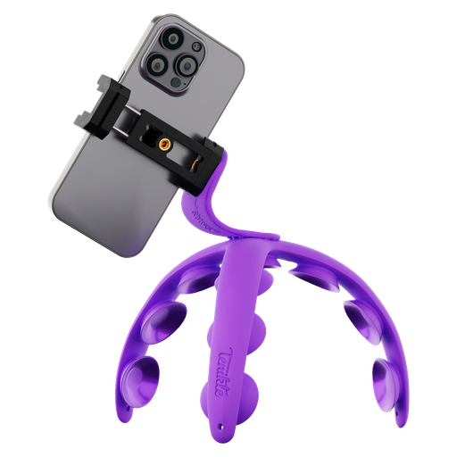 [TPRO-01-PRL] Tenikle - Pro Bendable Suction Cup Tripod Mount - Orchid Purple