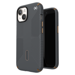 [150439-3212] Speck - Presidio2 Grip Magsafe Case For Apple Iphone 15  /  Iphone 14  /  Iphone 13 - Charcoal Grey