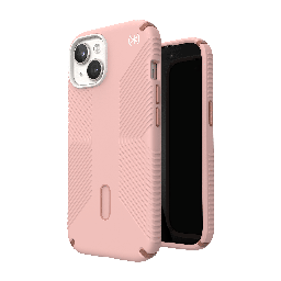 [150439-3213] Speck - Presidio2 Grip Magsafe Case For Apple Iphone 15  /  Iphone 14  /  Iphone 13 - Dahlia Pink