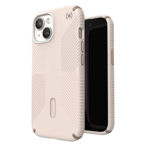 [150439-3214] Speck - Presidio2 Grip Magsafe Case For Apple Iphone 15    /    Iphone 14    /    Iphone 13   /   Iphone 16e - Bleached Bone