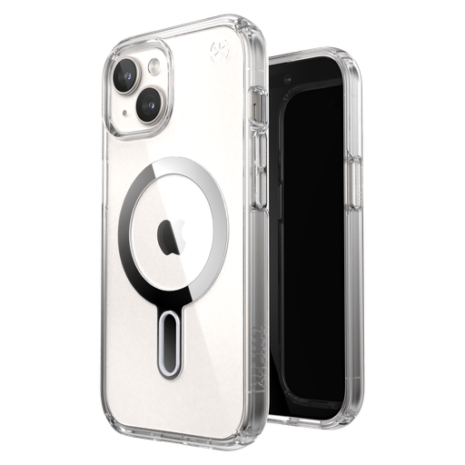 [150441-3199] Speck - Presidio Perfect Clear Magsafe Case For Apple Iphone 15    /    Iphone 14    /    Iphone 13   /   Iphone 16e - Clear
