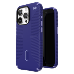 [150447-3211] Speck - Presidio2 Grip Magsafe Case For Apple Iphone 15 Pro - Future Blue