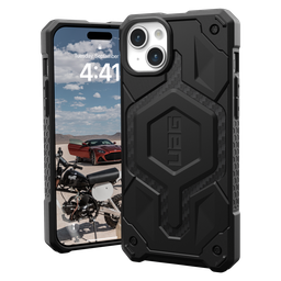 [114220114242] Urban Armor Gear Uag - Monarch Pro Magsafe Case For Apple Iphone 15 Plus - Carbon Fiber