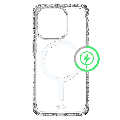 [AP5U-HMACR-TRSP] Itskins - Hybridr Clear Magsafe Case For Apple Iphone 15 Pro Max - Transparent