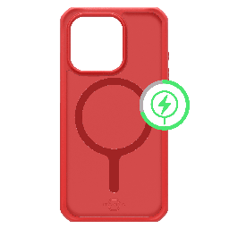 [AP5U-HMFRT-REDD] Itskins - Hybridr Frost Magsafe Case For Apple Iphone 15 Pro Max - Red