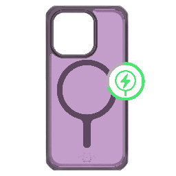 [AP5U-HMFRT-DEPP] Itskins - Hybridr Frost Magsafe Case For Apple Iphone 15 Pro Max - Deep Purple