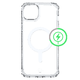[AP5R-HMACR-TRSP] Itskins - Hybridr Clear Magsafe Case For Apple Iphone 15 Plus  /  Iphone 14 Plus - Transparent