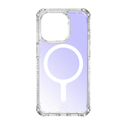 [AP5X-HMAUM-BUPE] Itskins - Hybridr Iridescent Magsafe Case For Apple Iphone 15 Pro - Iridescent Violet