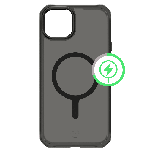 [AP5R-HMFRT-BLCK] Itskins - Hybridr Frost Magsafe Case For Apple Iphone 15 Plus  /  Iphone 14 Plus - Black