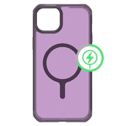 [AP5R-HMFRT-DEPP] Itskins - Hybridr Frost Magsafe Case For Apple Iphone 15 Plus  /  Iphone 14 Plus - Deep Purple