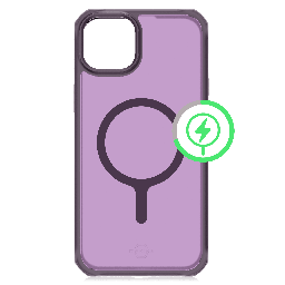 [AP5N-HMFRT-DEPP] Itskins - Hybridr Frost Magsafe Case For Apple Iphone 15  /  Iphone 14  /  Iphone 13 - Deep Purple